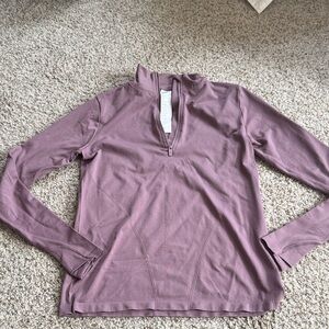 Fabletics purple 1/4 zip XS